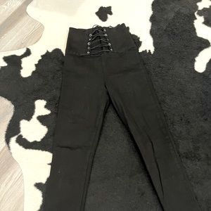 Skinny high waist corset pant